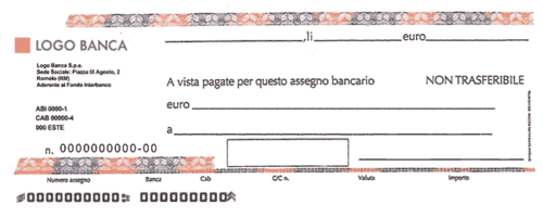 Assegni di importo superiore a 1.000,00 euro privi della clausola di non trasferibilità. Regime