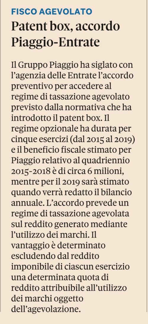 Patent Box per Valorizzare la pianificazione fiscale della Tua Azienda. Studio Gazzani