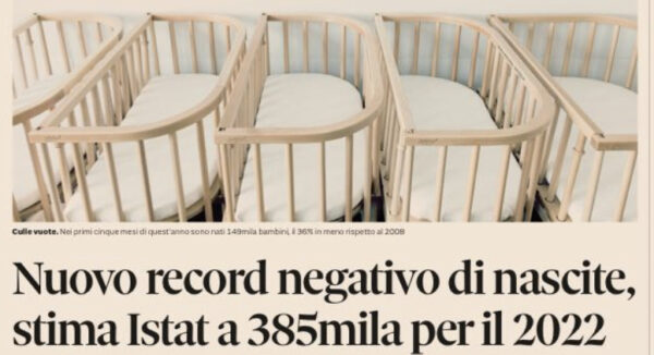 Record negativo delle  nascite, popolazione in declino, effetti sul PIL – Studio Gazzani