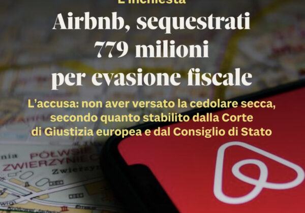 Sequestro record per Airbnb: evasione della cedolare secca